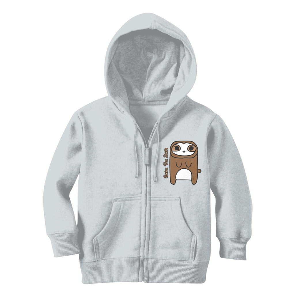 Boba The Sloth - Classic Kids Zip Hoodie