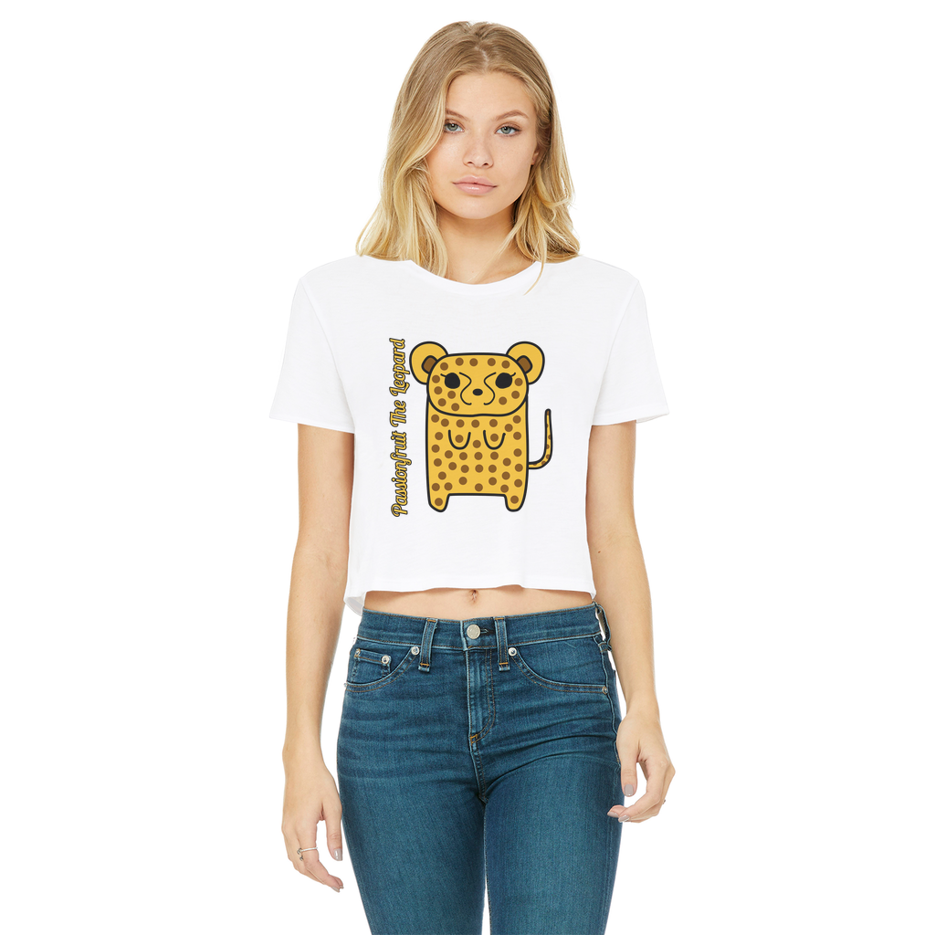 Passionfruit The Leopard - Women's Cropped Top