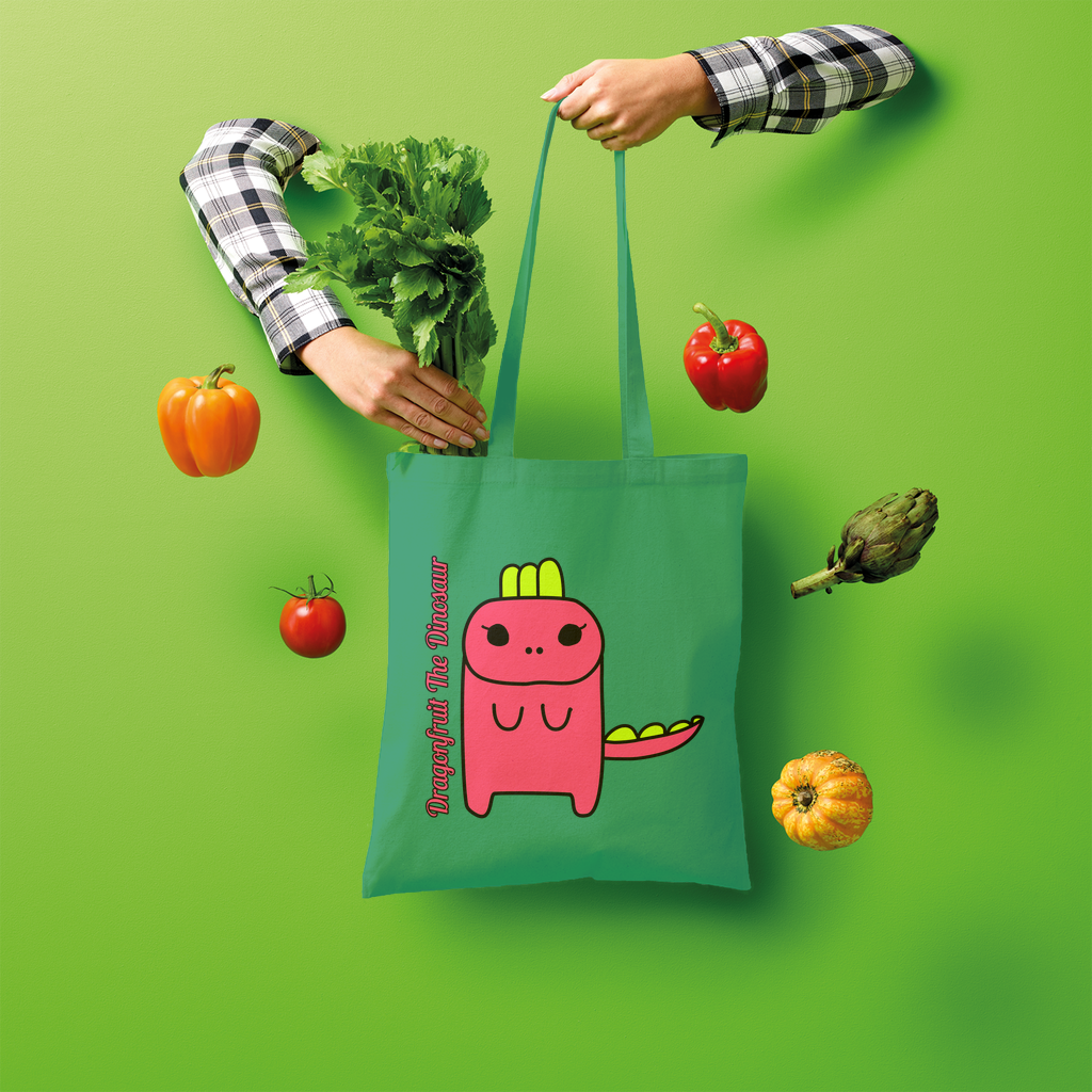 Dragonfruit The Dinosaur - Shopper Tote Bag