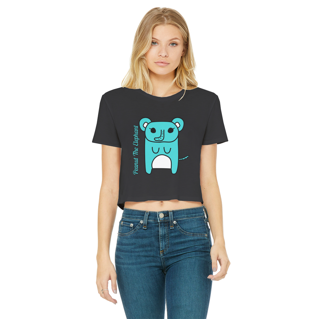 Peanut The Elephant - Women's Cropped Top