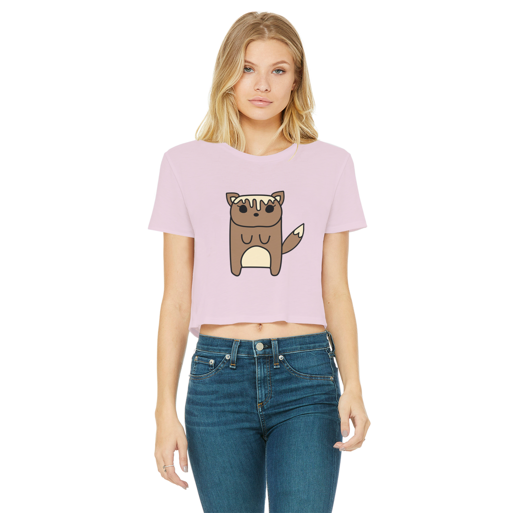 Almond Latte - Women's Cropped Top