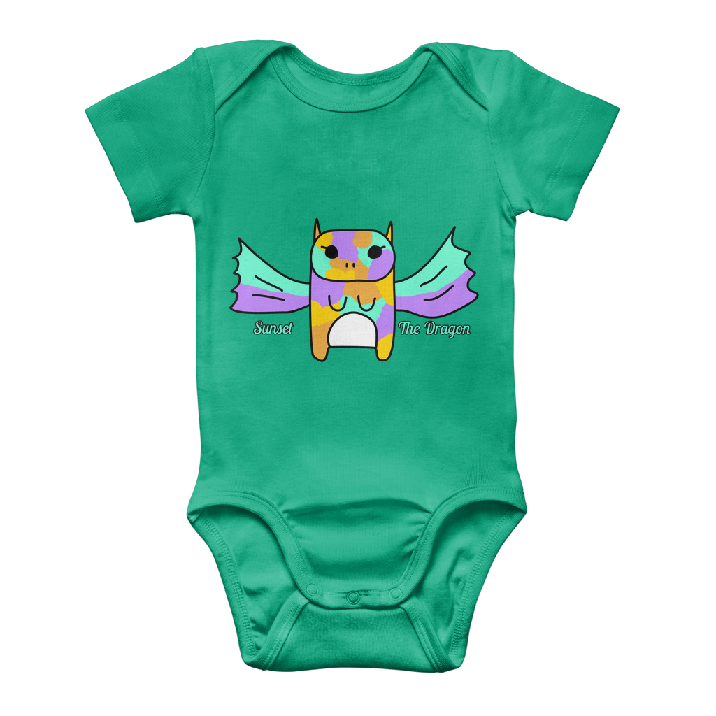 Sunset The Dragon - Classic Baby Bodysuit