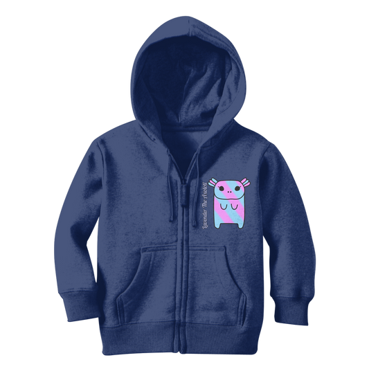 Lavender The Axolotl - Classic Kids Zip Hoodie