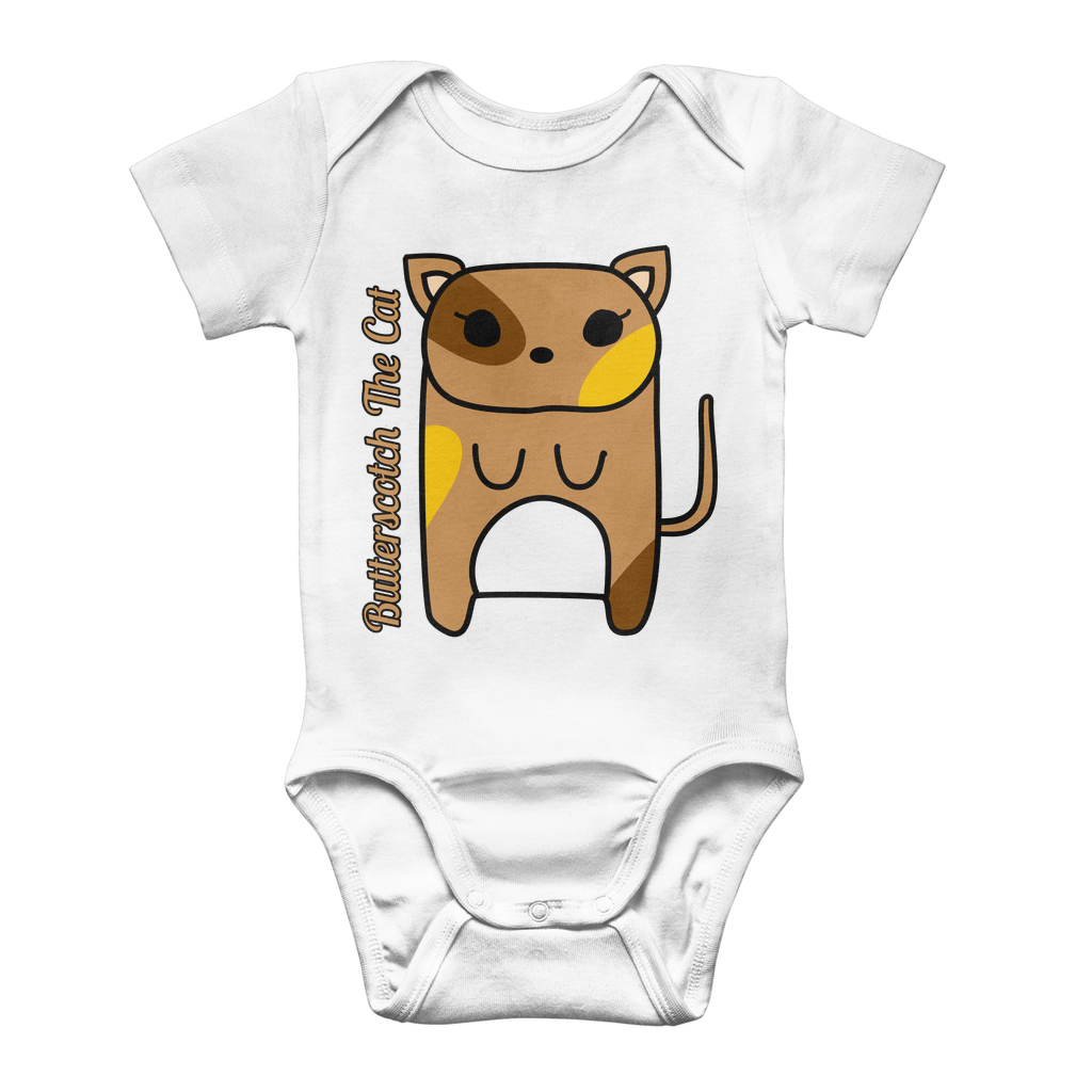 Butterscotch The Cat - Classic Baby Bodysuit