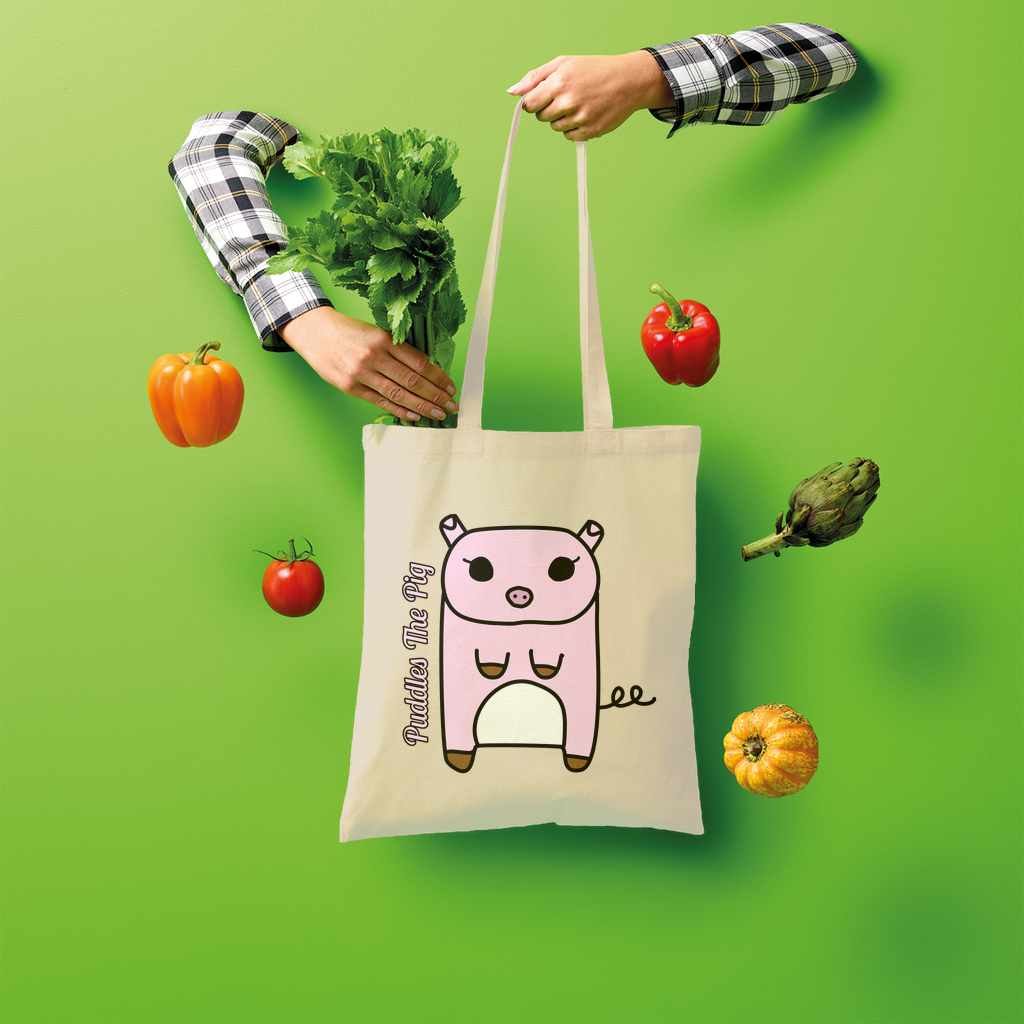 Puddles The Pig - Shopper Tote Bag