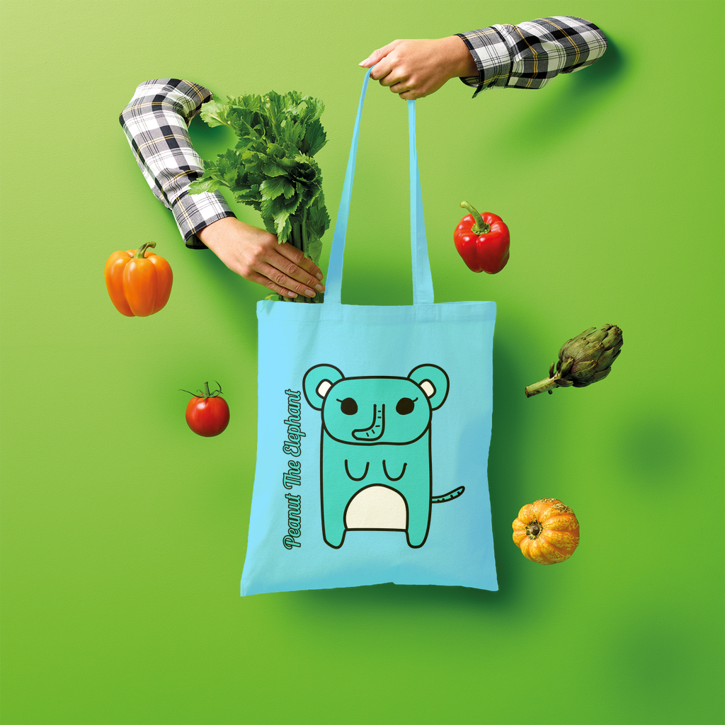 Peanut The Elephant - Shopper Tote Bag