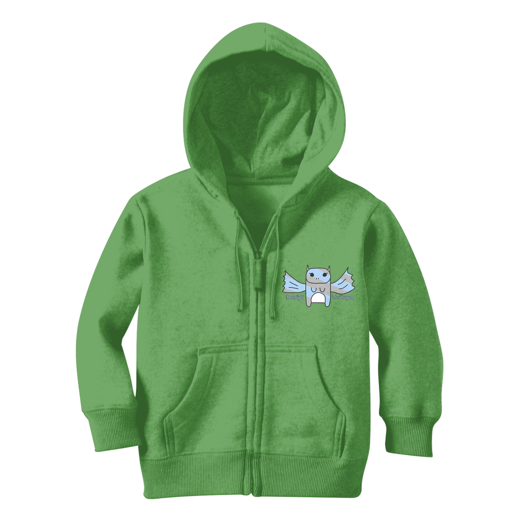 Moonlight The Dragon - Classic Kids Zip Hoodie