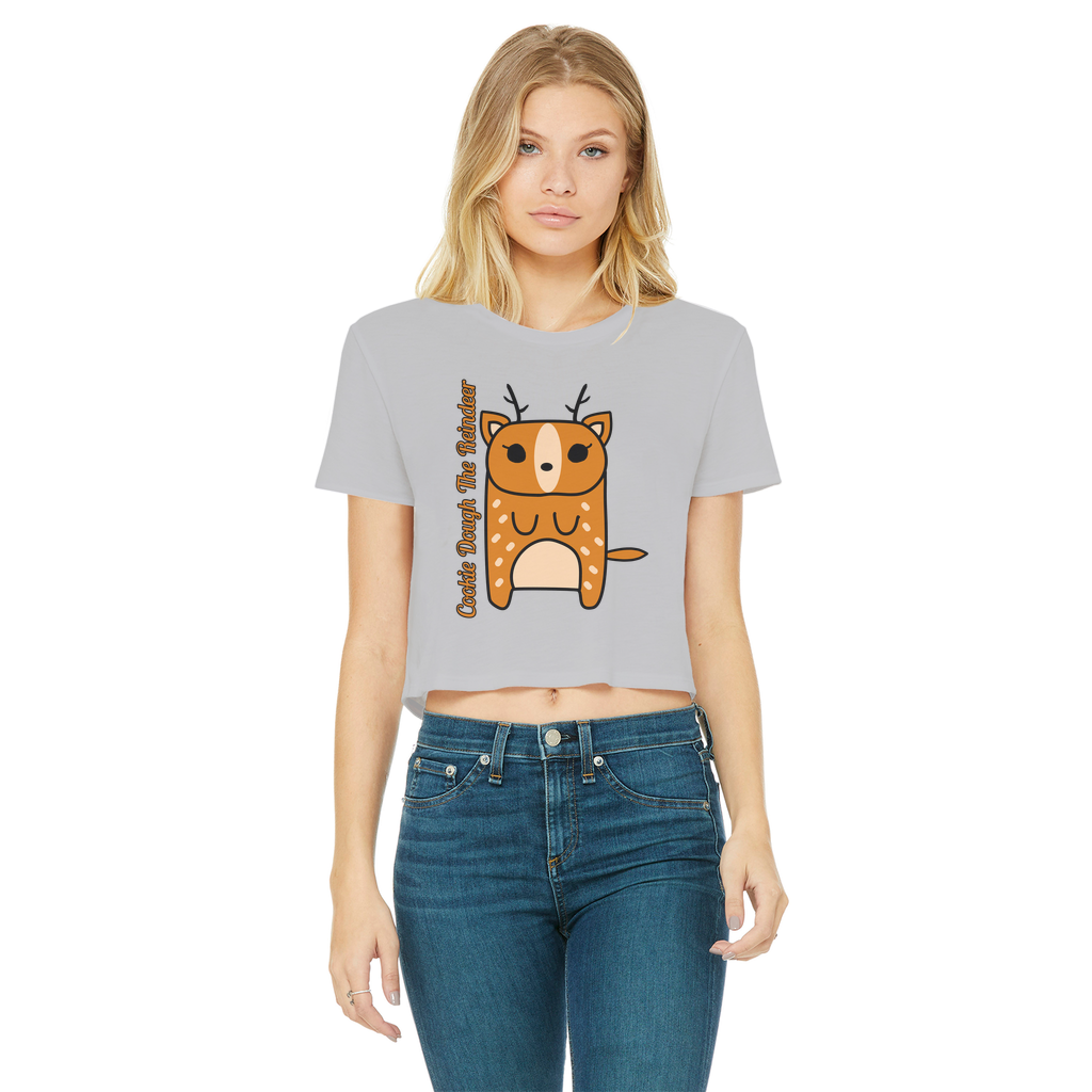 Cookie Dough The Reindeer - Women's Cropped Top