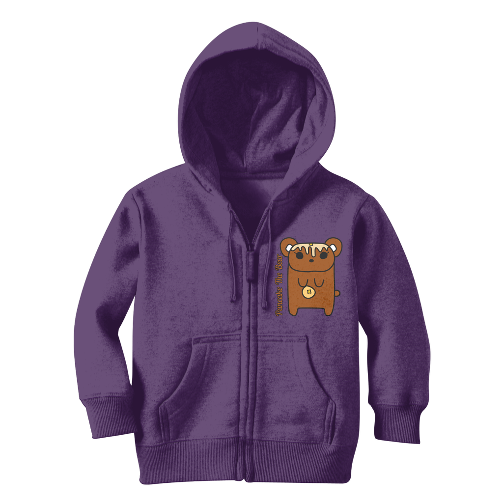 Pancake The Bear - Classic Kids Zip Hoodie