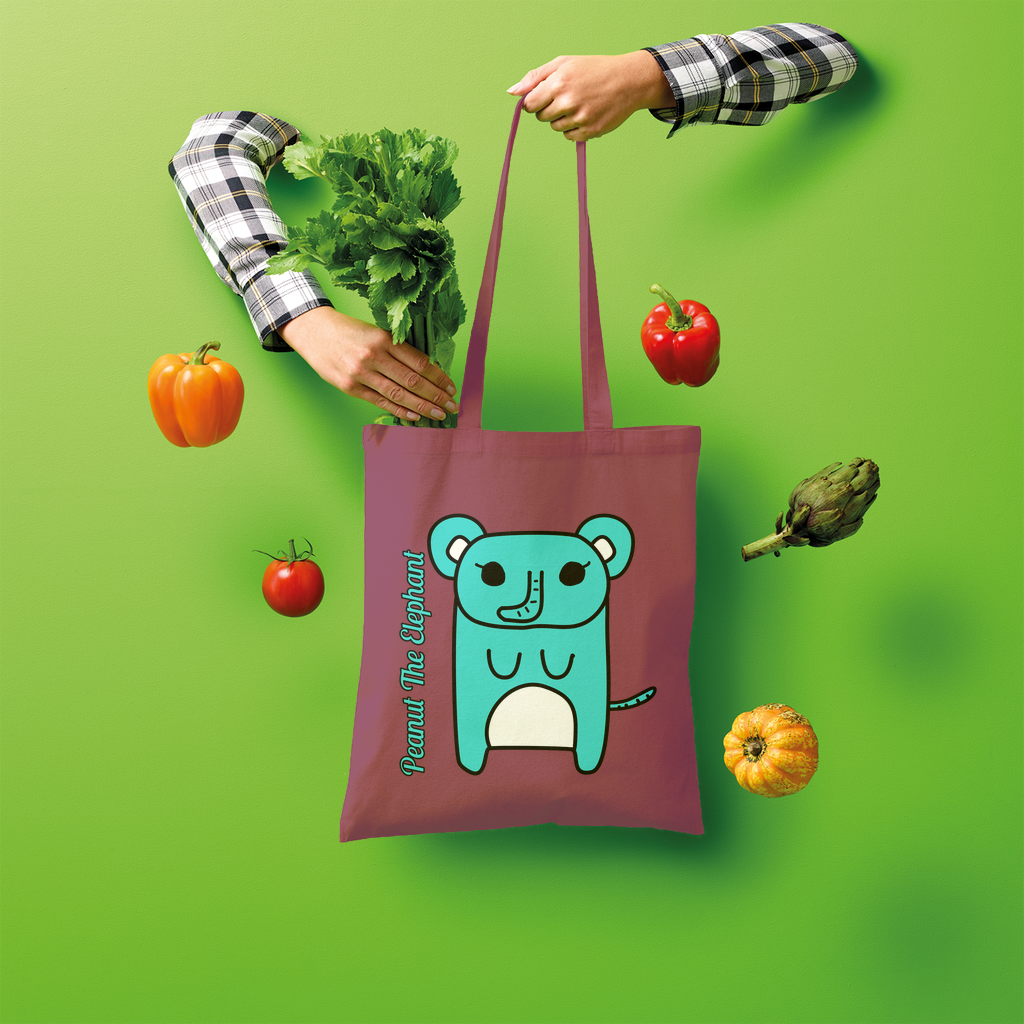 Peanut The Elephant - Shopper Tote Bag