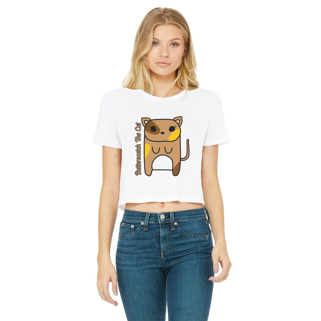 Butterscotch The Cat - Women's Cropped Top