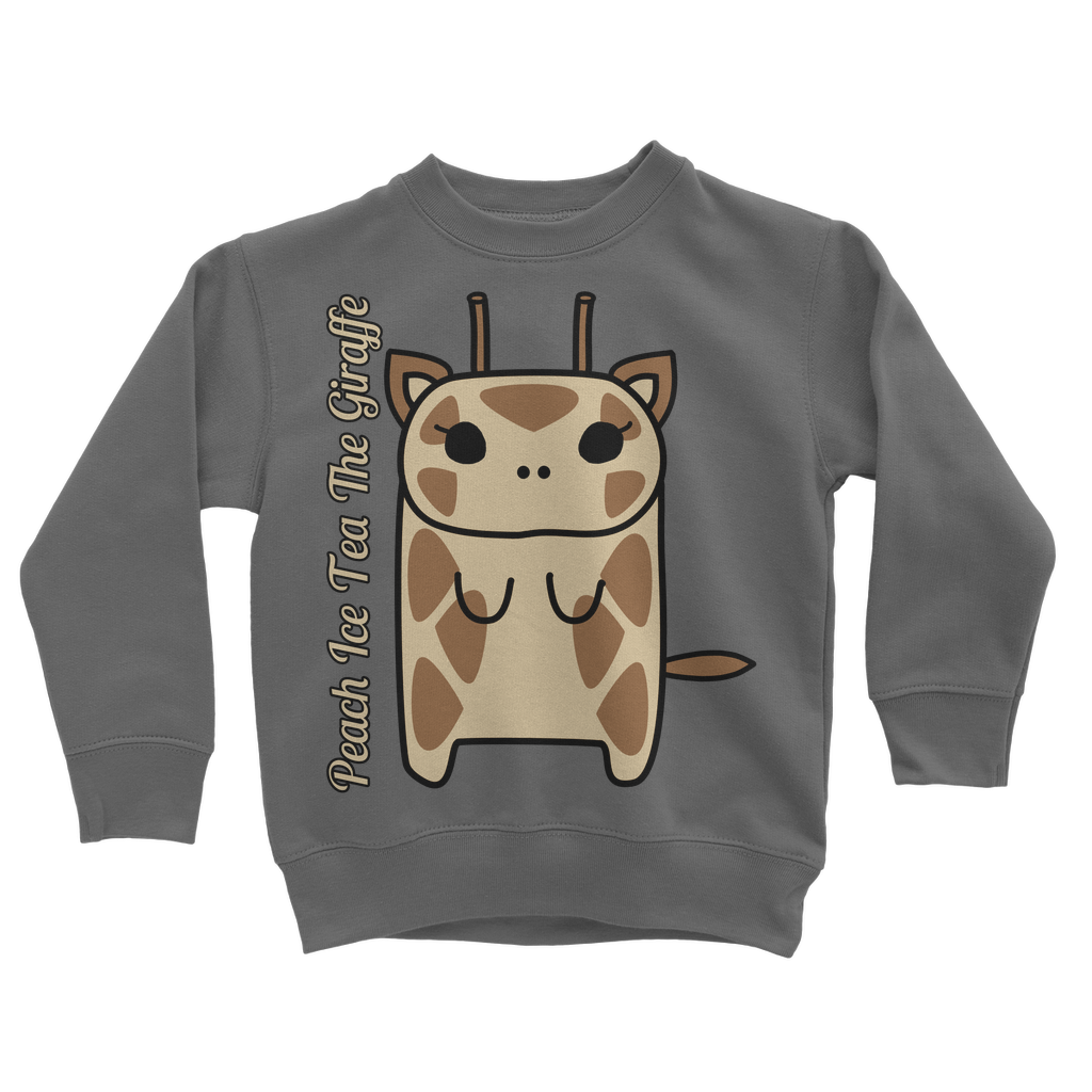 Peach Ice Tea The Giraffe - Classic Kids Sweatshirt