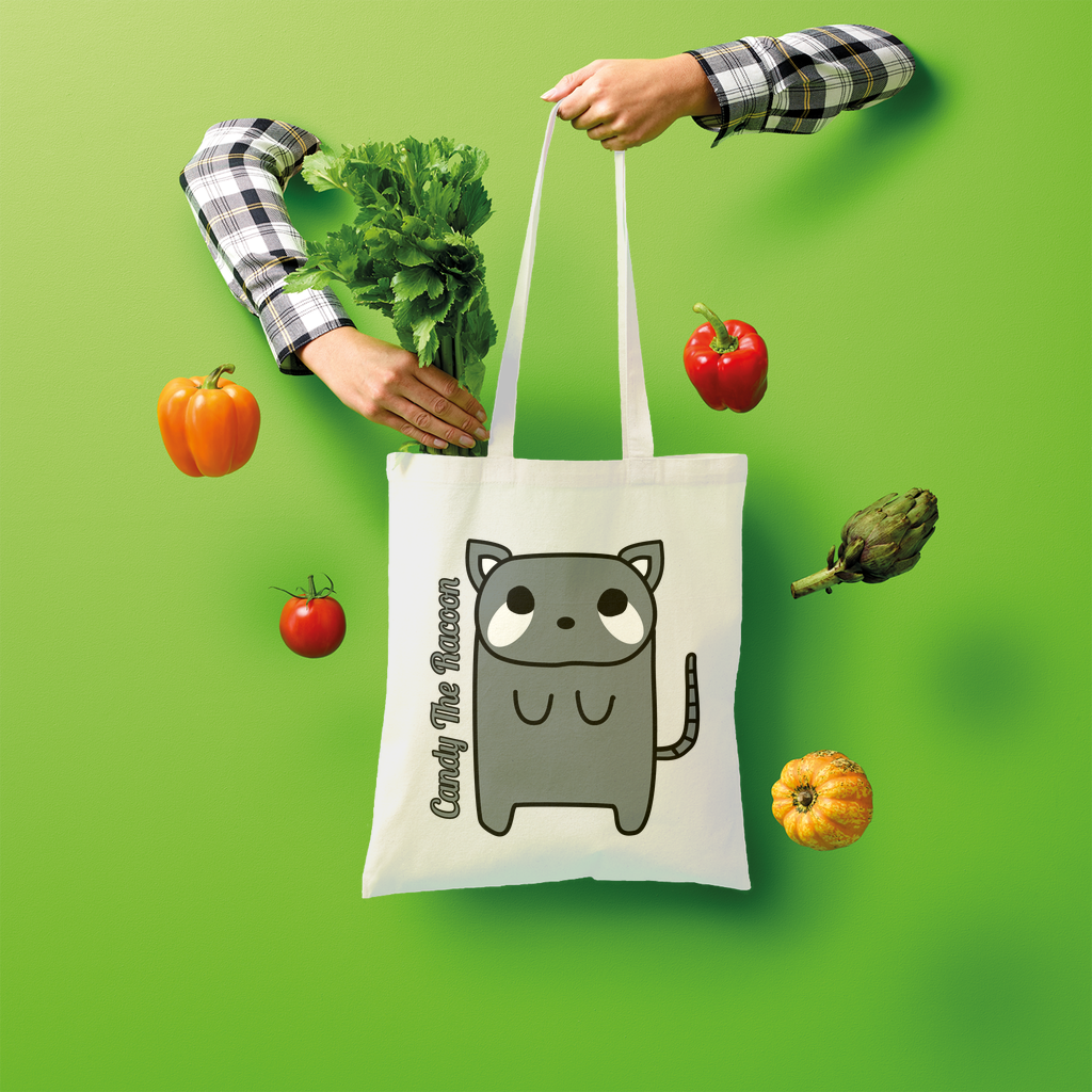 Candy The Racoon - Shopper Tote Bag