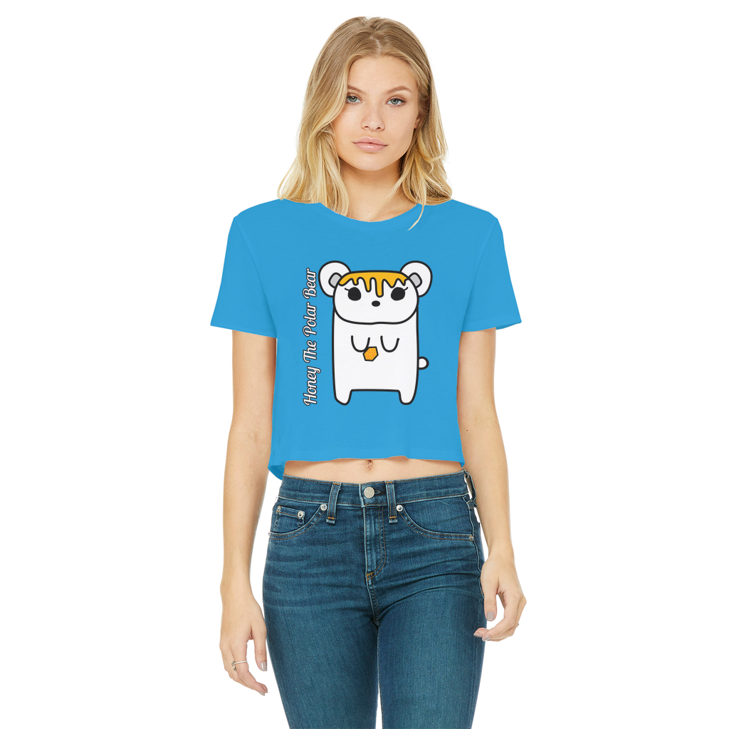 Honey The Polar Bear - Women's Cropped Top