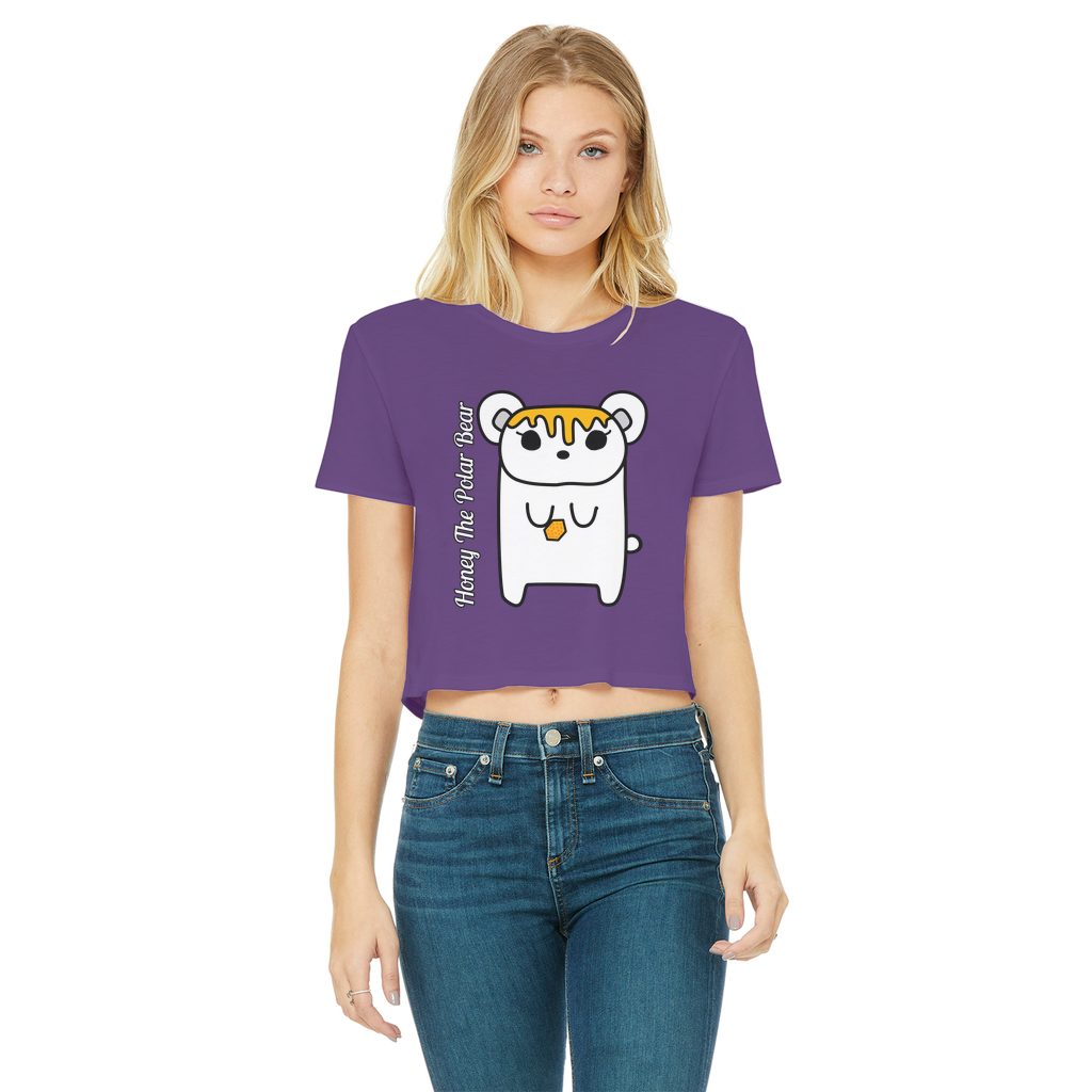 Honey The Polar Bear - Women's Cropped Top