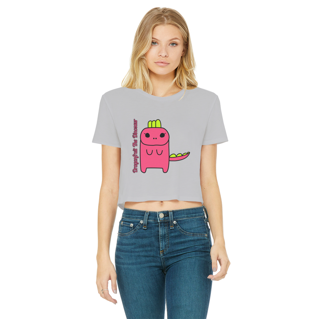 Dragonfruit The Dinosaur - Women's Cropped Top