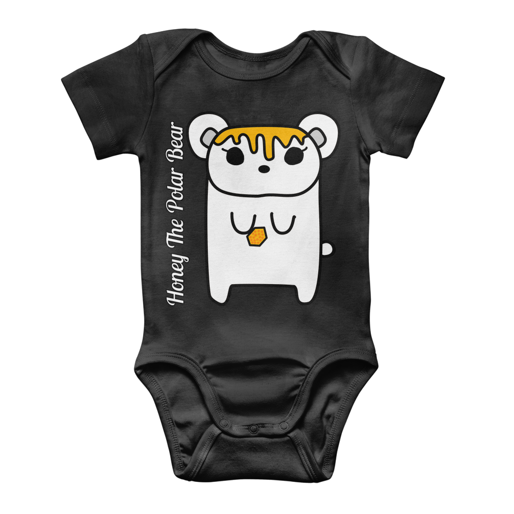 Honey The Polar Bear - Classic Baby Bodysuit