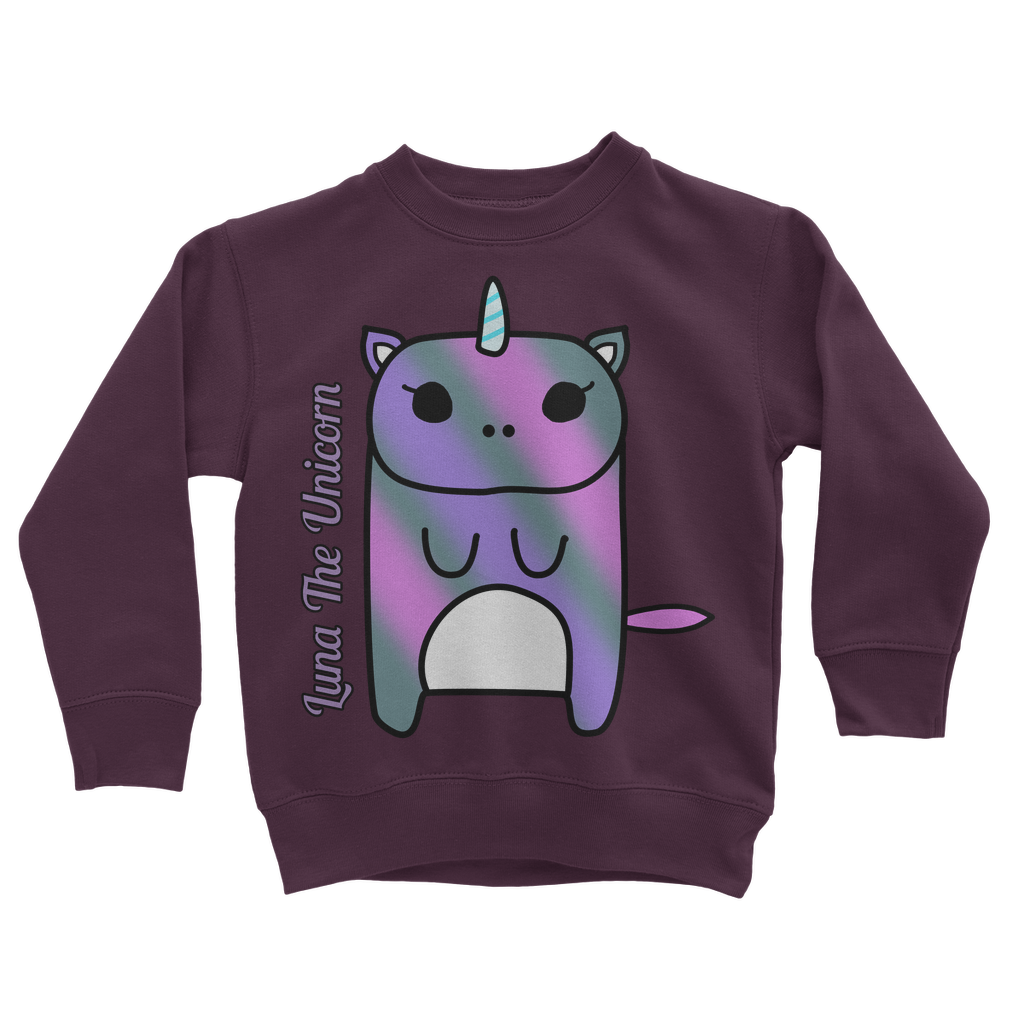 Luna The Unicorn - Classic Kids Sweatshirt