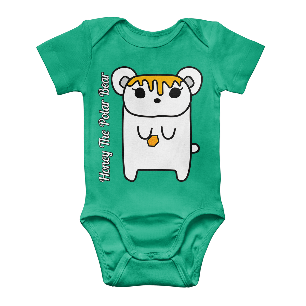 Honey The Polar Bear - Classic Baby Bodysuit