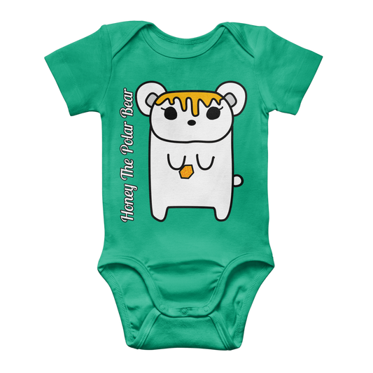 Honey The Polar Bear - Classic Baby Bodysuit