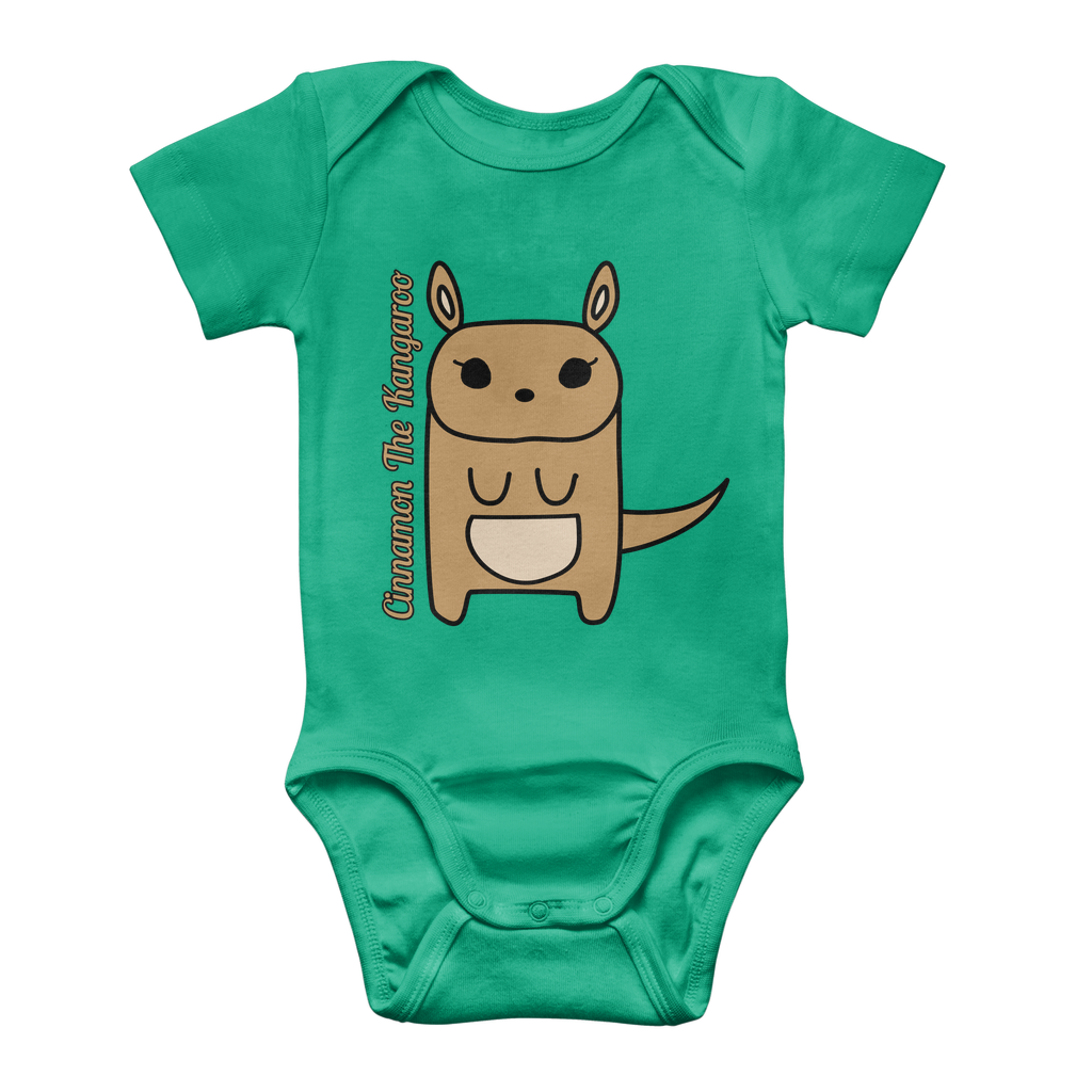 Cinnamon The Kangaroo - Classic Baby Bodysuit