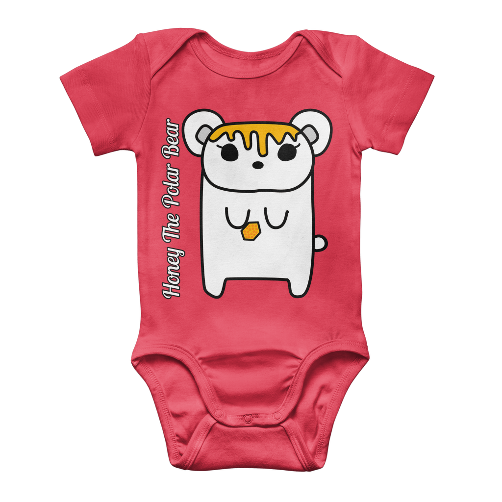 Honey The Polar Bear - Classic Baby Bodysuit