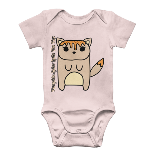 Pumpkin Spice Latte The Fox - Classic Baby Bodysuit