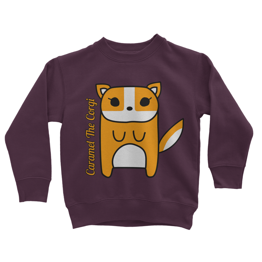 Caramel The Corgi - Classic Kids Sweatshirt