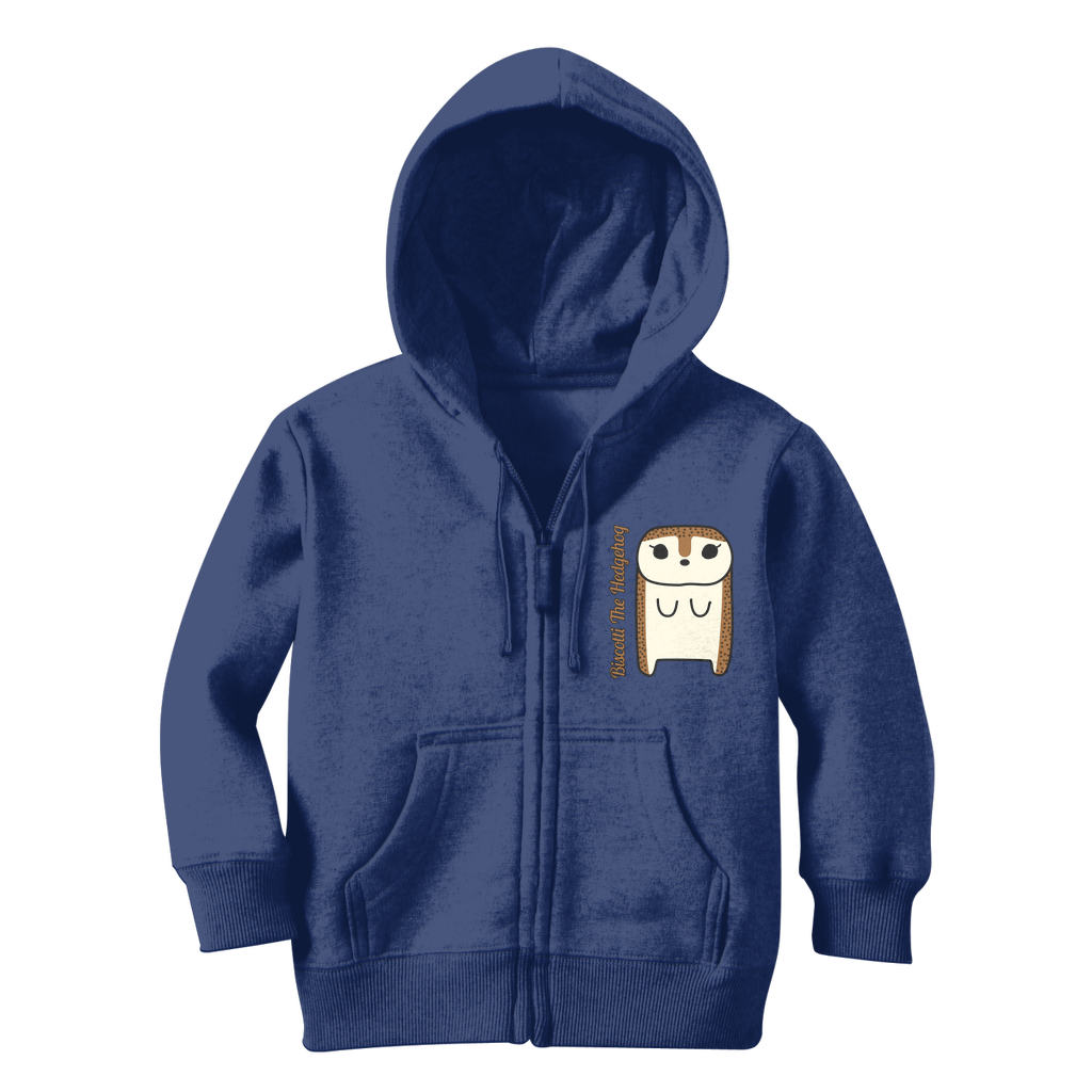 Biscotti The Hedgehog - Classic Kids Zip Hoodie