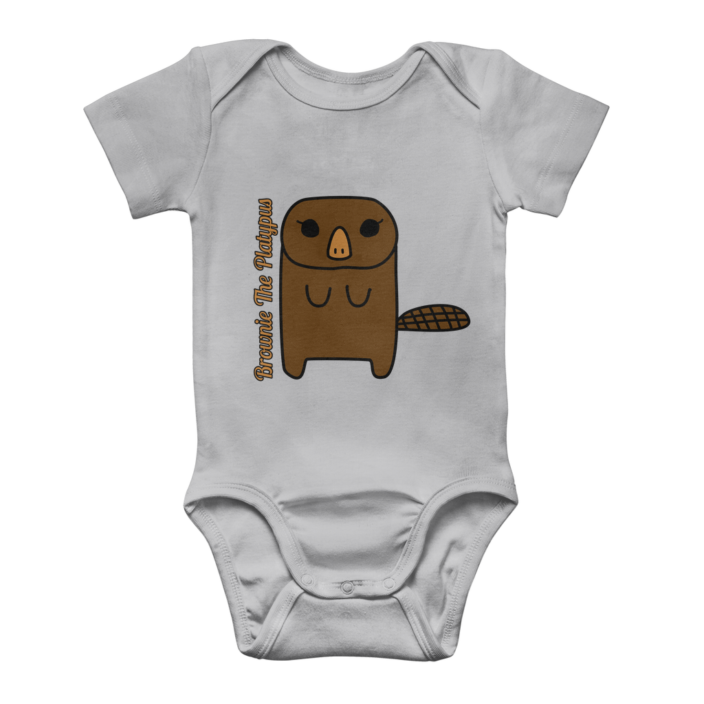 Brownie The Platypus - Classic Baby Bodysuit