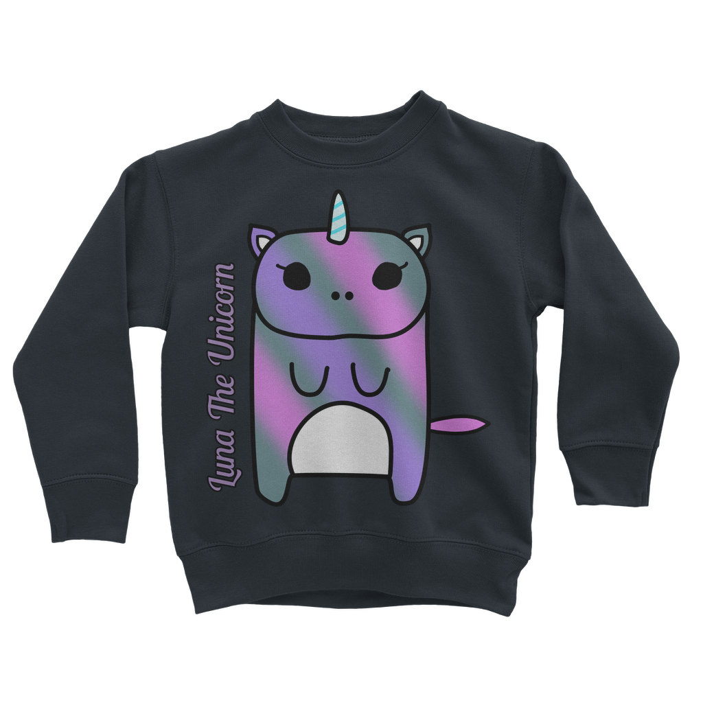 Luna The Unicorn - Classic Kids Sweatshirt