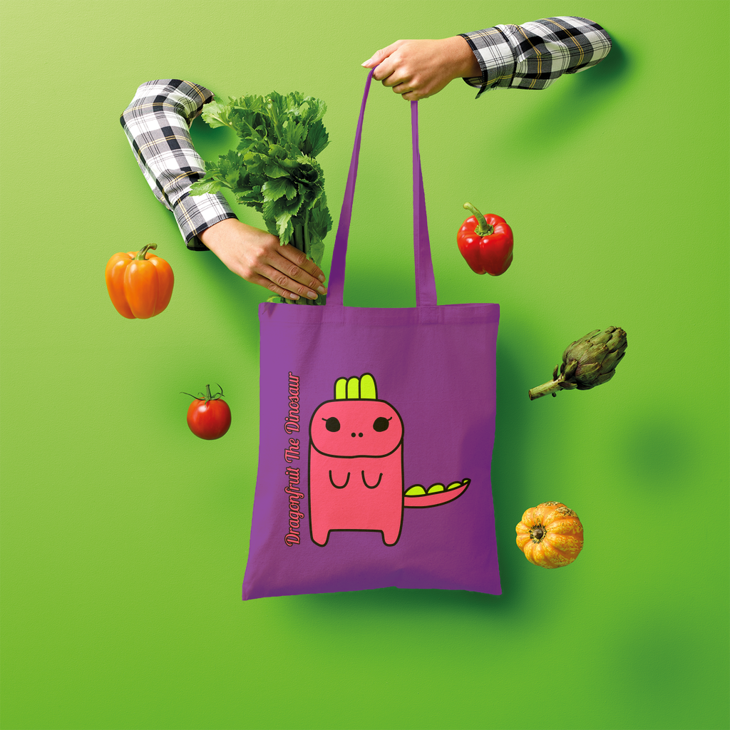 Dragonfruit The Dinosaur - Shopper Tote Bag