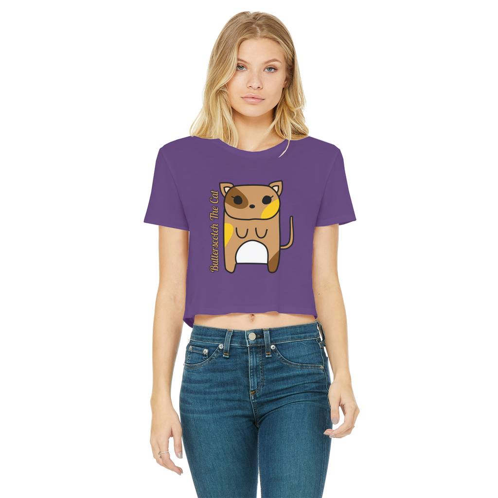 Butterscotch The Cat - Women's Cropped Top