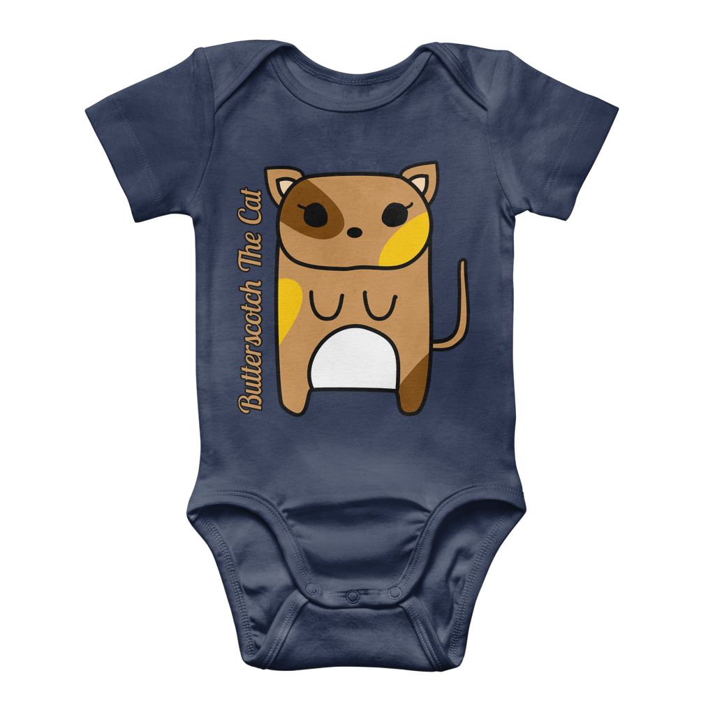 Butterscotch The Cat - Classic Baby Bodysuit